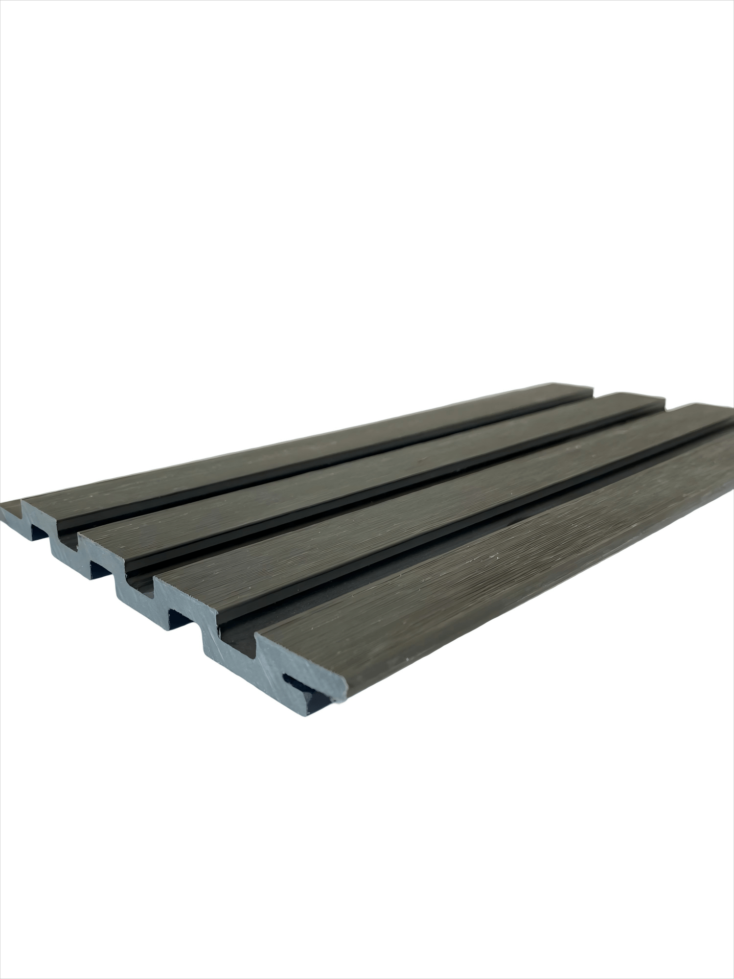 WPC decking installation for commercial plaza project