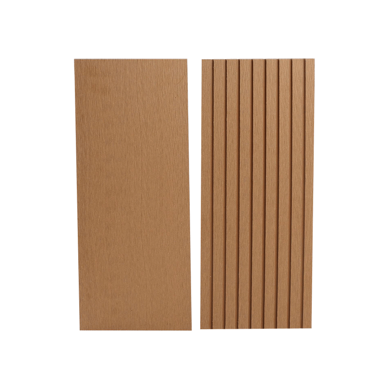 WPC Square Hole Flooring Application in Garden