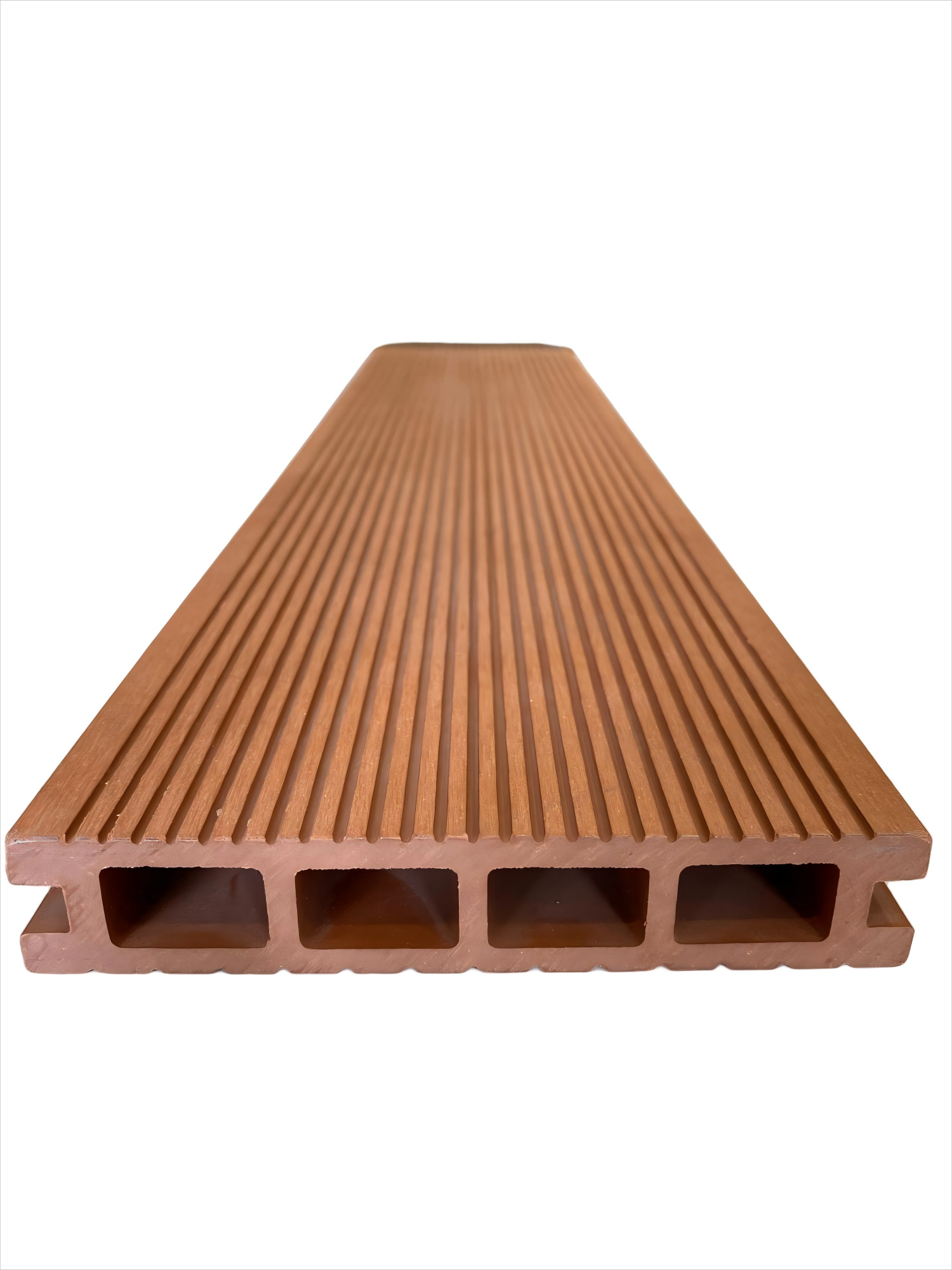 WPC outdoor decking installation