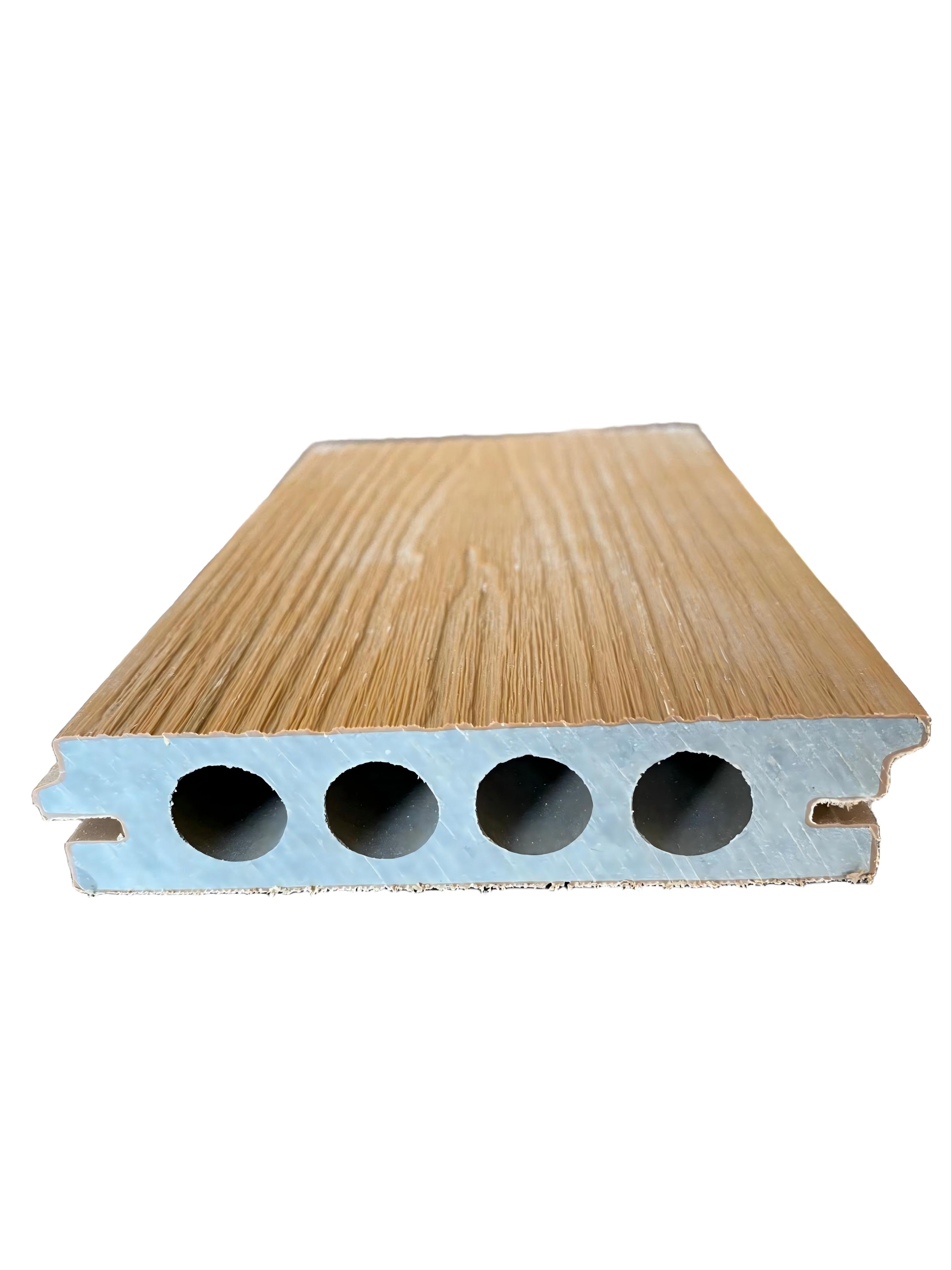 WPC wood plastic composite flooring product showcase